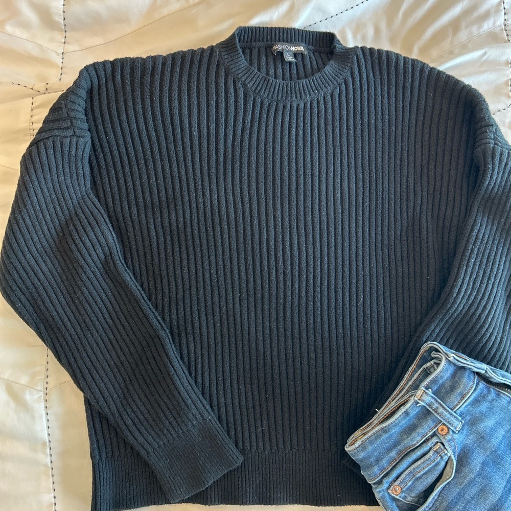 Black sweater